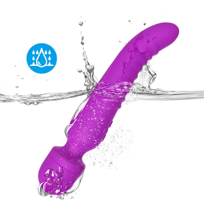 Вибромашина фаллоимитатора шеи двойной палочки AV топления Massager конца умной мягкая