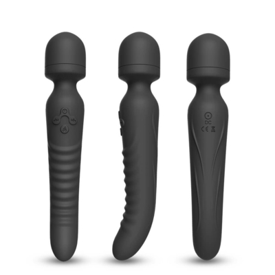 Вибромашина фаллоимитатора шеи двойной палочки AV топления Massager конца умной мягкая