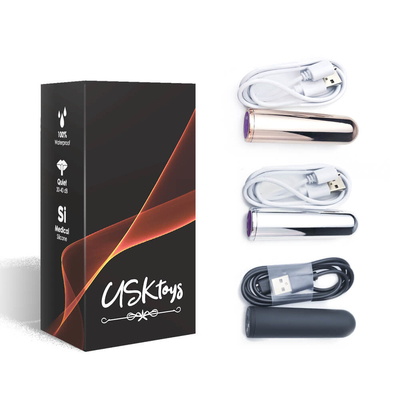 Магнитная перезаряжаемые вибромашина пули секса яйца Massager для женщины