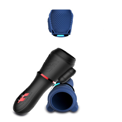 Палочка AV людей - Massager Masturbator вибромашины чашки тренировки Glans 10 частот, двойные моторы