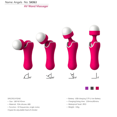 Massager палочки AV магнитного тела беспроводной