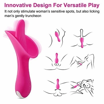 Реальный язык чувства касания лижа ODM OEM Massager вибромашины перезаряжаемые t