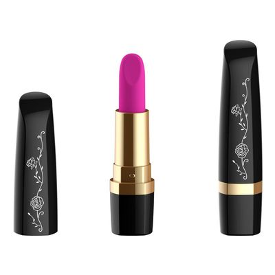 50 минут 6V 100mm чернят вибромашину губной помады розовых игрушек секса розовую для игрушки секса девушек