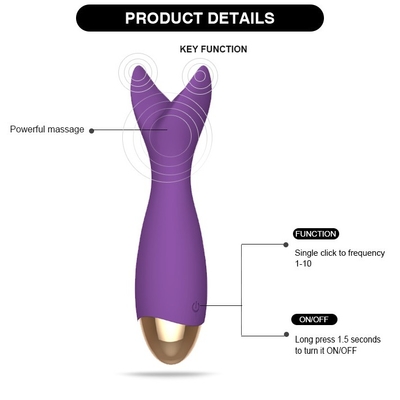 Вибромашина y USB перезаряжаемые Clit ODM сформировала Massager палочки вибромашины электрический