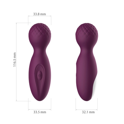 Пинка Massager палочки тела фаллоимитатора 4 дюймов силикона УПРАВЛЕНИЯ ПО САНИТАРНОМУ НАДЗОРУ ЗА КАЧЕСТВОМ ПИЩЕВЫХ ПРОДУКТОВ И МЕДИКАМЕНТОВ Massager IPX6 красного бесшнуровой задний