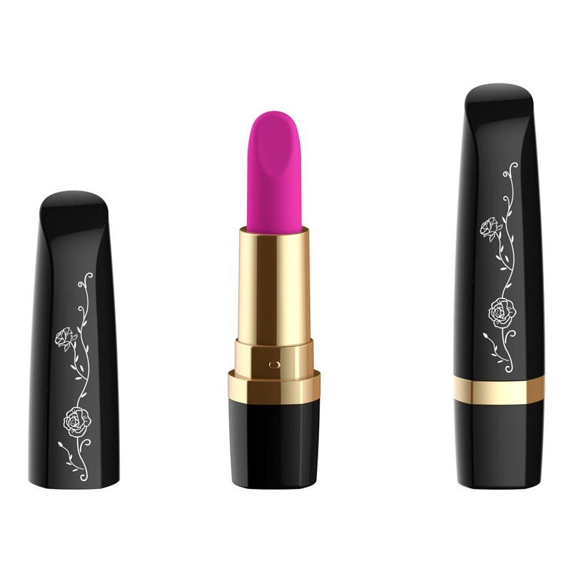 50 минут 6V 100mm чернят вибромашину губной помады розовых игрушек секса розовую для игрушки секса девушек