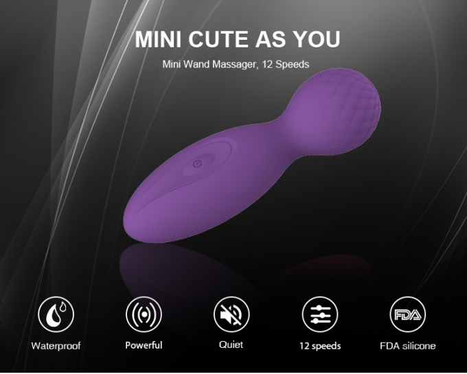 Massager тела варианта любов палочки тела Vibe g силикона сатинировки 10 функций мини